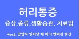 앉았다 일어날 때 허리 안펴지는 허리통증 현상 썸네일