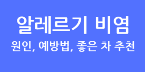 비염 원인, 예방법, 좋은차 추천 썸네일