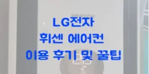 LG전자 휘센 스탠드 에어컨 이용 후기(ft.모델명 FQ17V8WWJN)